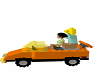 orange lego car set