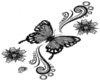 Butterfly Back tat 2