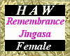 Remembrance Jingasa - F