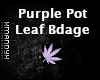 Purple Pot Leaf Badge2