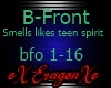 B-Front Smells likes tee