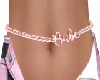 Babe Belly Chain-Pink