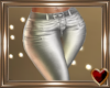 Silver Leather Jeans