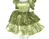 Poofy Doll Dress Green