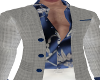 JB~Tec Gray  Suit Jacket