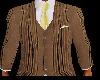 LG1 Brown Striped Suit