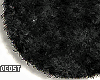 New Black Fur Rug