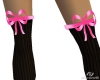 (GR)Black Pink bow stock