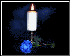 Animated Candle Blue Ros