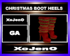 CHRISTMAS BOOT HEELS