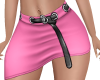 Sassy Pink Belted Skirt
