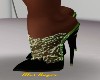 KITTY GREEN LACED HEELS