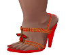 Claires Red Heels