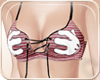 !NC Laced Hands Bra Red