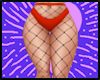 Red Fishnet Panty