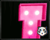 [P2] Pink Neon Letter J