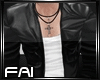 |F| Leather Jacket Black