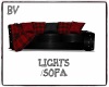BV Lights/Sofa Black Red