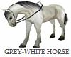 HORSE-GREY-WHITE