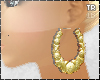 tr™ Earrings} H00p-Gold
