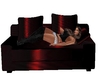 Cuddle Couch blk/red