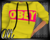 |OBEY Yellow Hoodie