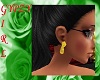 Rose Earrings [gld]