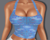 Floral Print Tank - Blue