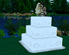 Lavendar Wedding Cake
