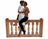 gay fence kiss