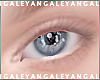 A) Realistic eyes blue