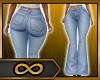 Blue Flare Jeans