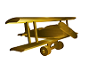 Gold Toy Plane
