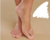Small feet white nails