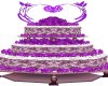 Purple orchid cake