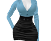 blue office atire