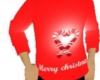 christmas top red