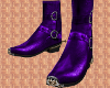 {S} Purple Cowboy Boots