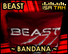 !T Red Beast Bandana
