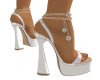 Daisy White Heels