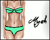 & Green Bikini L
