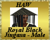 Royal Black Jingasa - M
