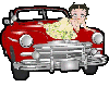 Betty Boop w/car