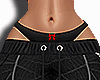 Black Drop Down Pants