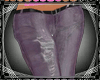 [MB]Ripped Pant Purple L