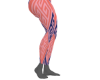CORAL-BLUE PANTS