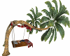 tropical palmtree bed
