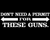 dont need permit cut off