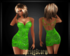 Paisley Dress Lime Green