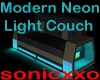 Modern Neon Light Couch